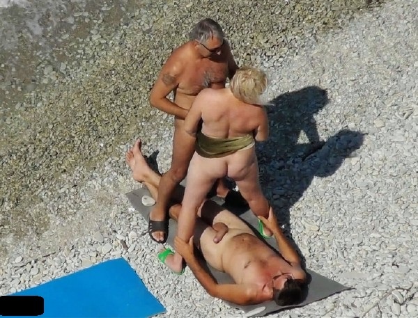  Amateur -  Orgy On A Nudist Beach